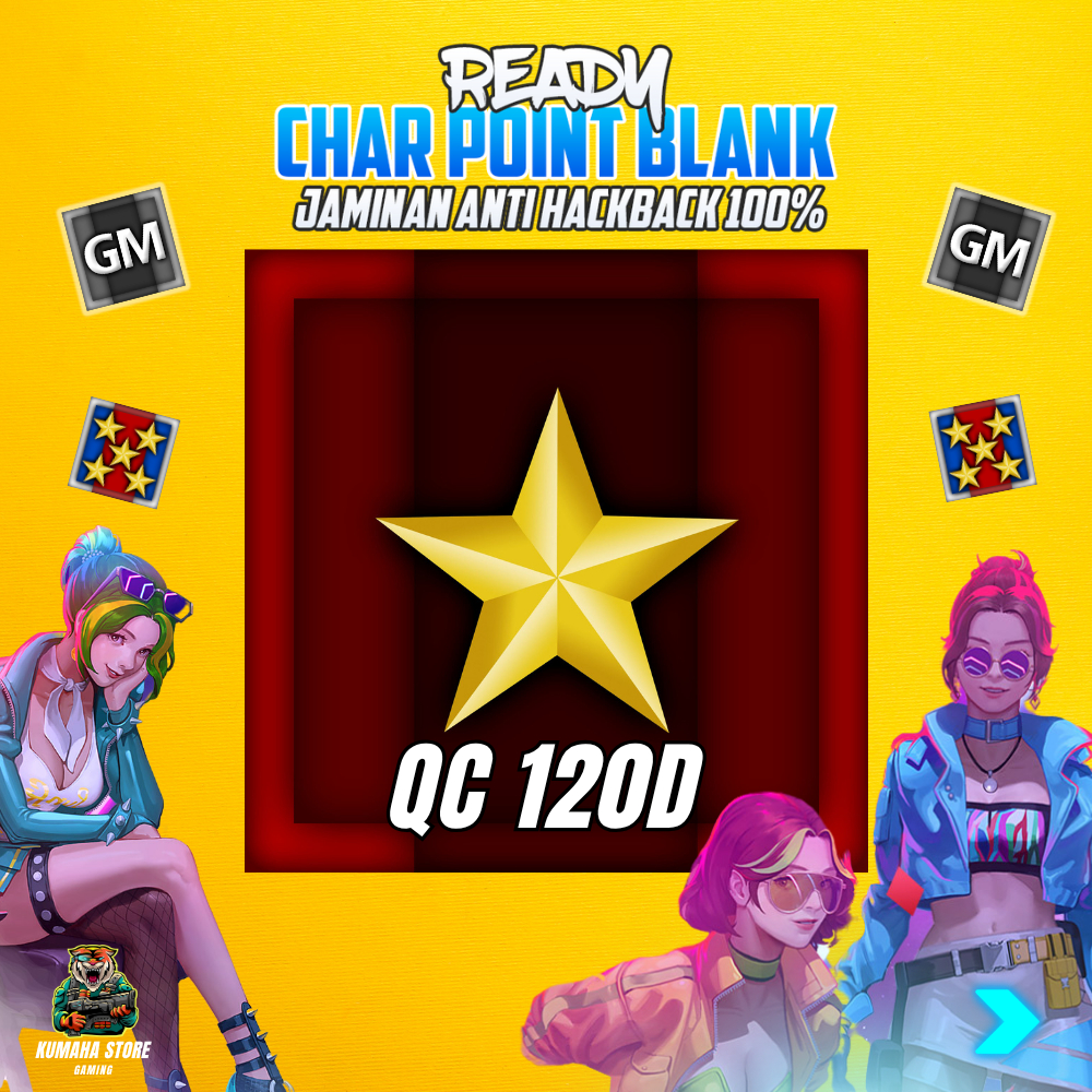 CHAR POINTBLANK / CHAR PB BINTANG 1 QC 120 HARI - FULL TITLE | T77 SILENCE HWARANG PERMANEN | CROSSB