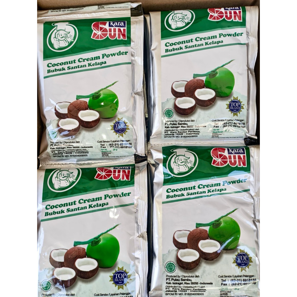 

Sun Kara Powder/Santan kelapa bubuk 1 renceng isi 10 Sachet