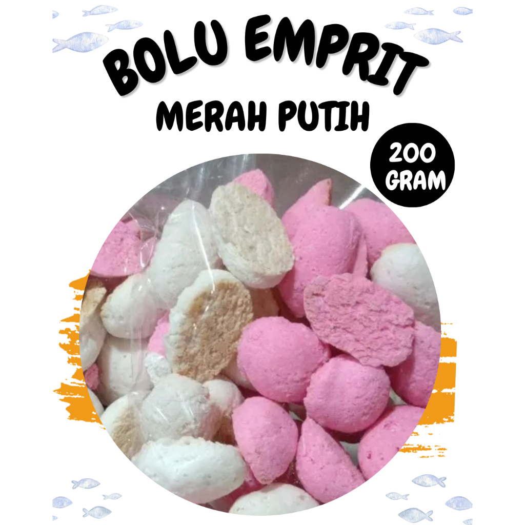 

Bolu Emprit Merah Putih Bolu Emprit Jadul Kue Manis 200 Gram