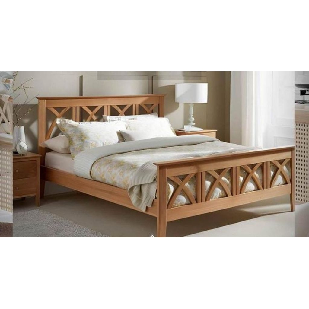 Dipan Tempat Tidur Kayu Jati / Tempat Tidur Kayu Modern / Dipan Tempat Tidur aesthetic / Tempat Tidu