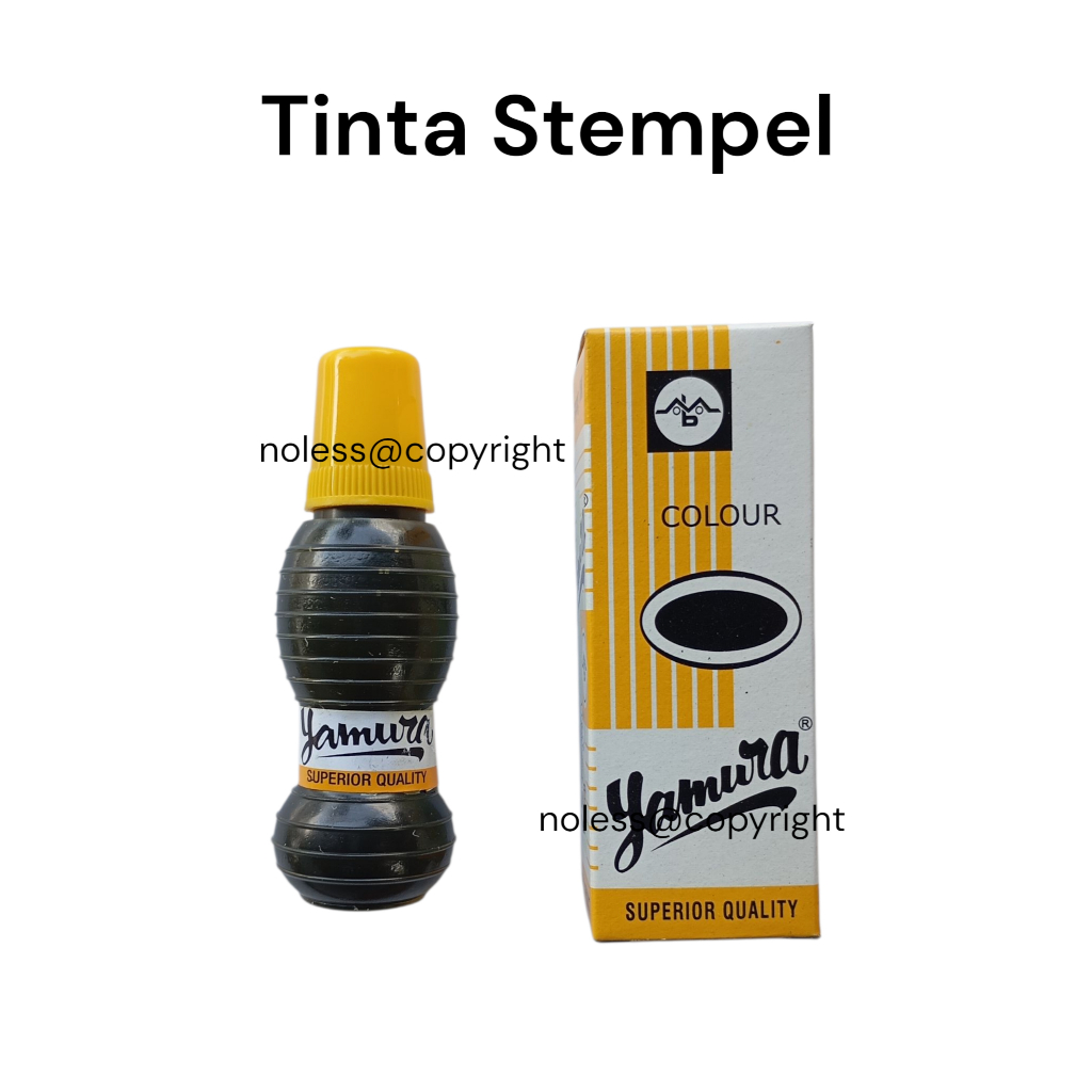 

NL (1 Botol) Tinta Yamura / Tinta Stempel Refill Warna Hitam