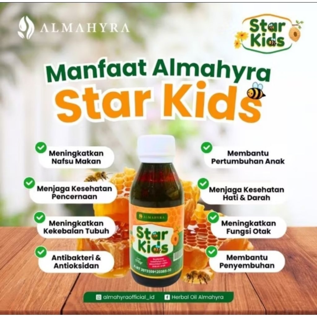 

Madu Starkids Almahyra| Suplemen Makanan |Penambah Nafsu Makan|100%Original