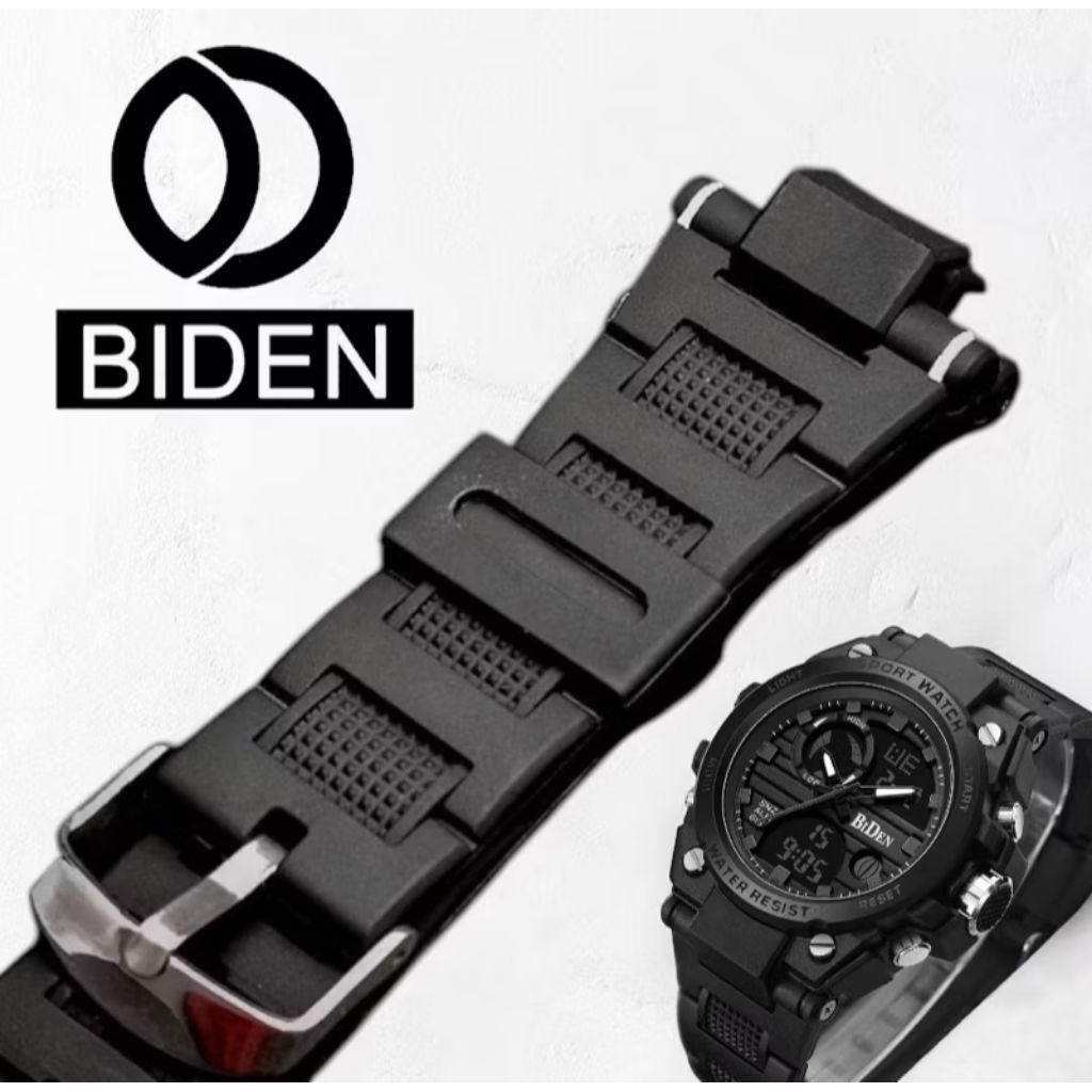 STRAP Tali Jam Tangan BIDEN R004 Strap Tali Jam BIDEN R004 Ruber Lentur 4 Varian Warna