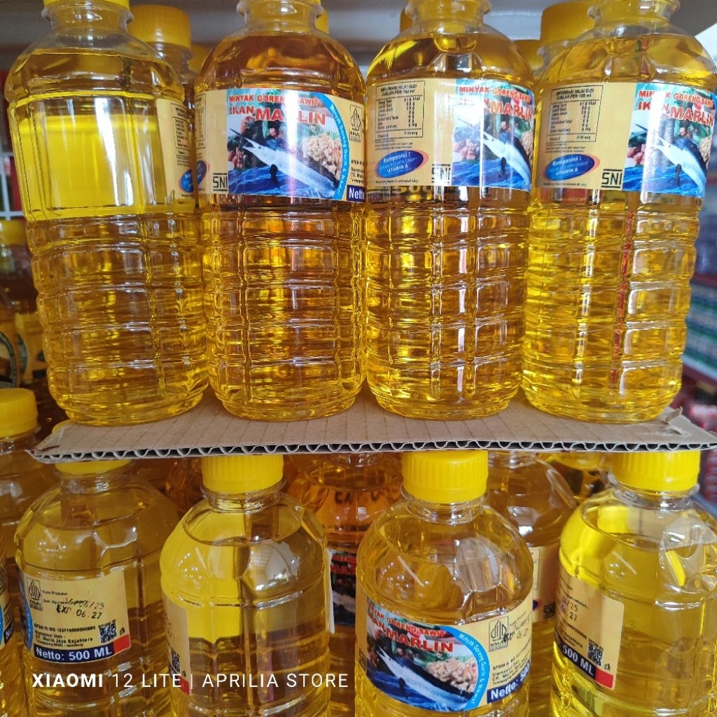 

1 Botol Minyak Goreng Sawit Ikan Marlin 500ml