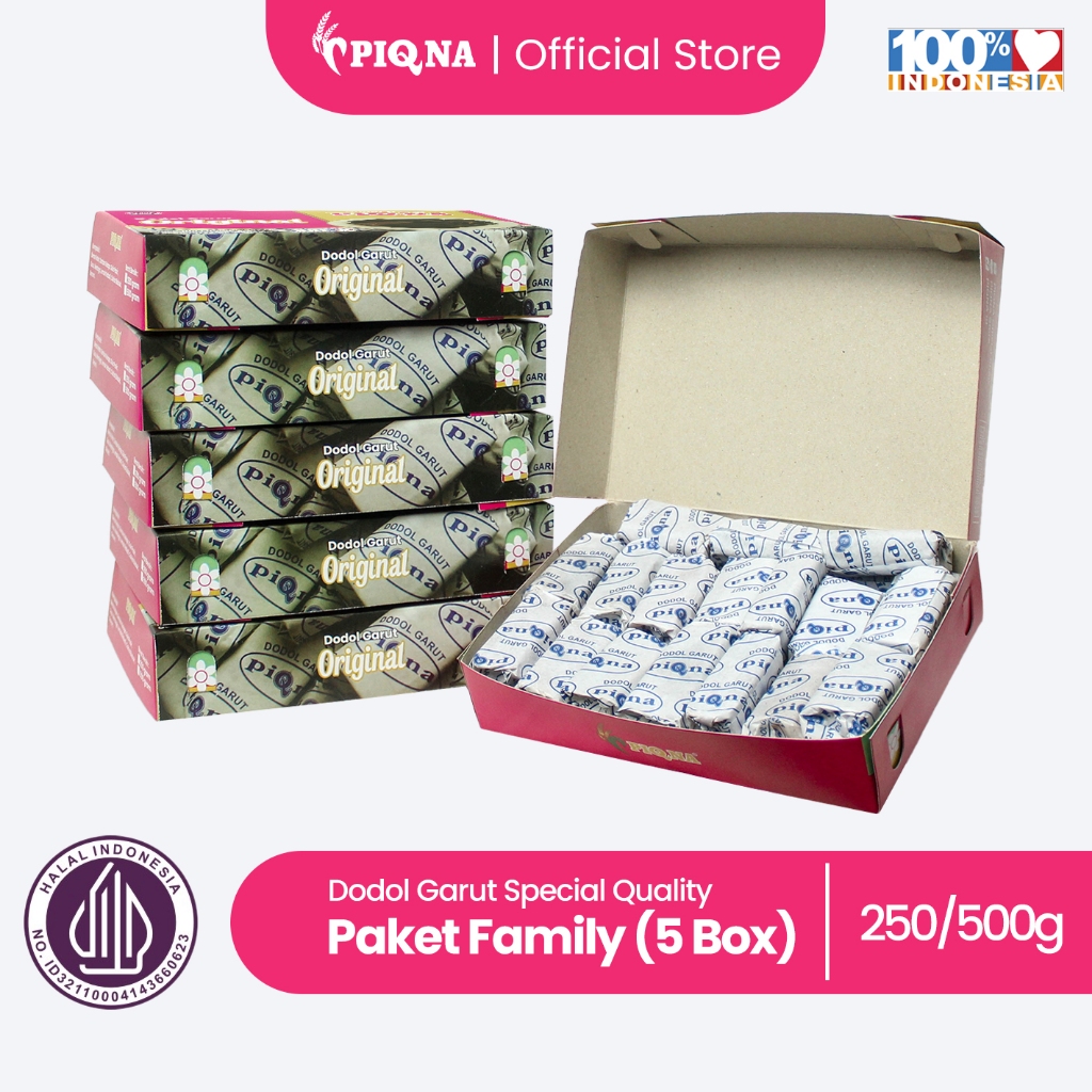 

Dodol Garut PIQNA Paket Family | Dodol Garut PIQNA isi 5 Box