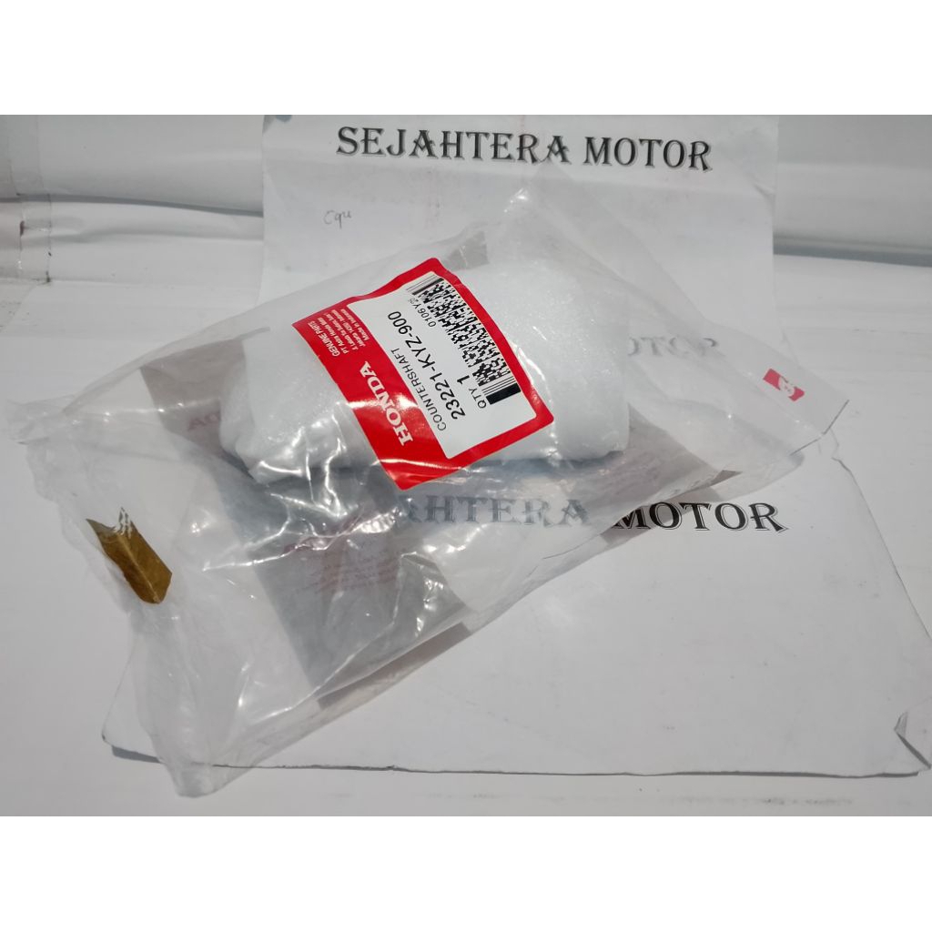 As Gear Depan asli HONDA untuk motor SUPRA HELM IN 23221-KYZ-900