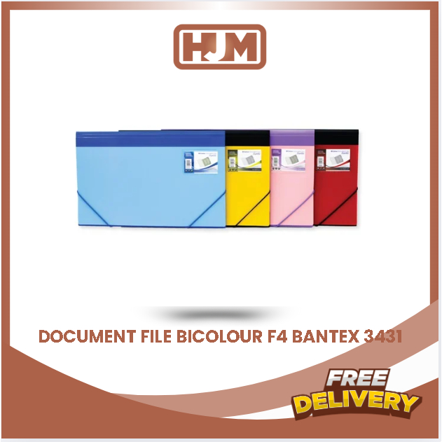 

Bantex BICOLOUR Document File PP Folio 3431