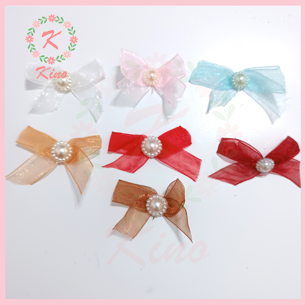 

[PER GROSS] Pita monte organdi pita sayap 1 cm - hiasan dekorasi souvenir pernikahan hampers