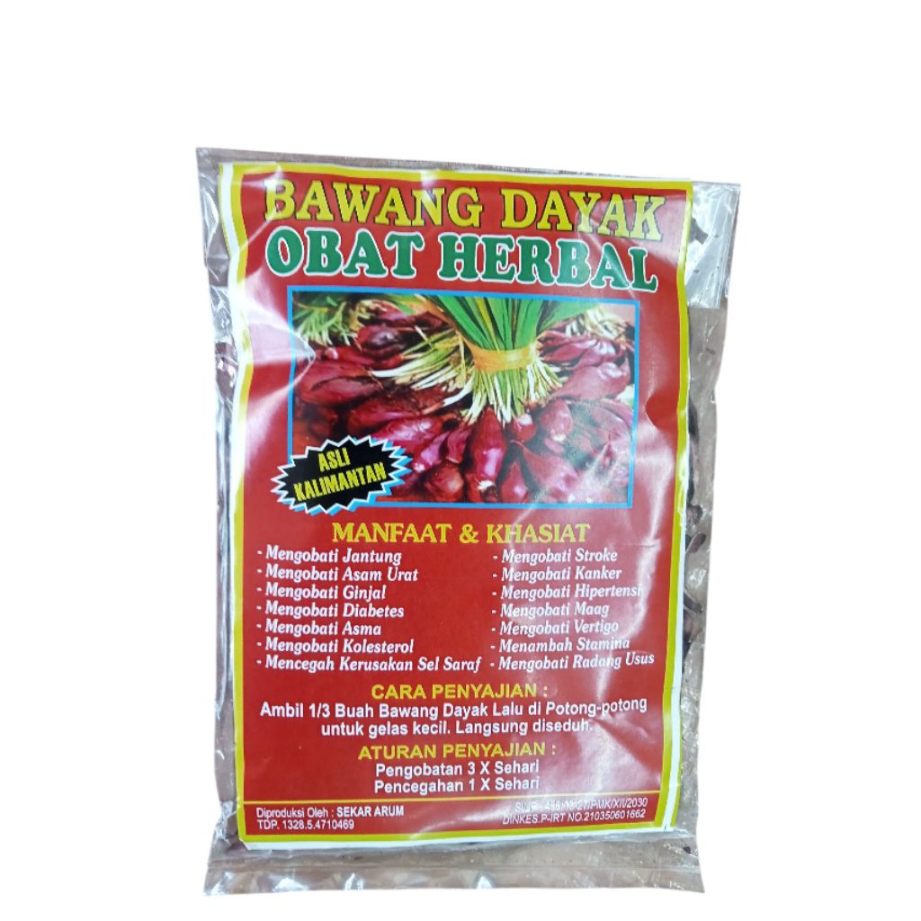 

Bawang Dayak Berlian Iris Kering Heebal 70g