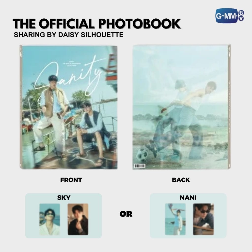 PHOTOBOOK SANITY SKYNANI OFFICIAL || SHARING PHOTOBOOK POSTER POSTCARD PHOTOCARD PHOTOSTRIP NFC GMMT
