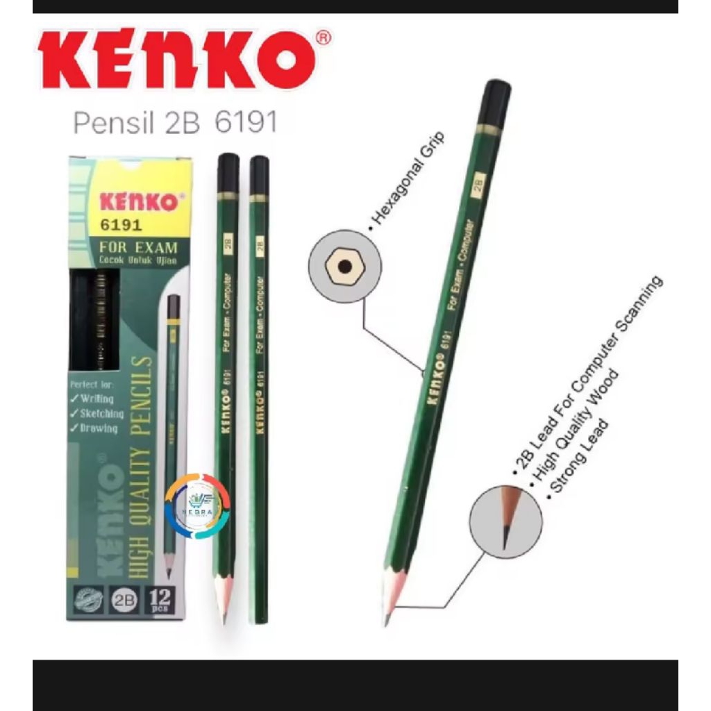 

PENSIL KENKO 2B KODE 6191