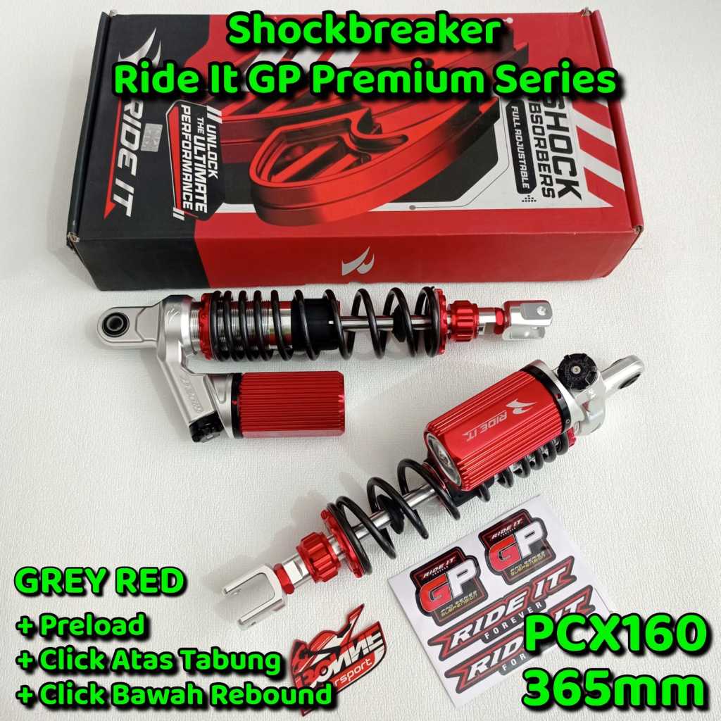 Shock Belakang Ride It GP PREMIUM DC PCX160 365mm