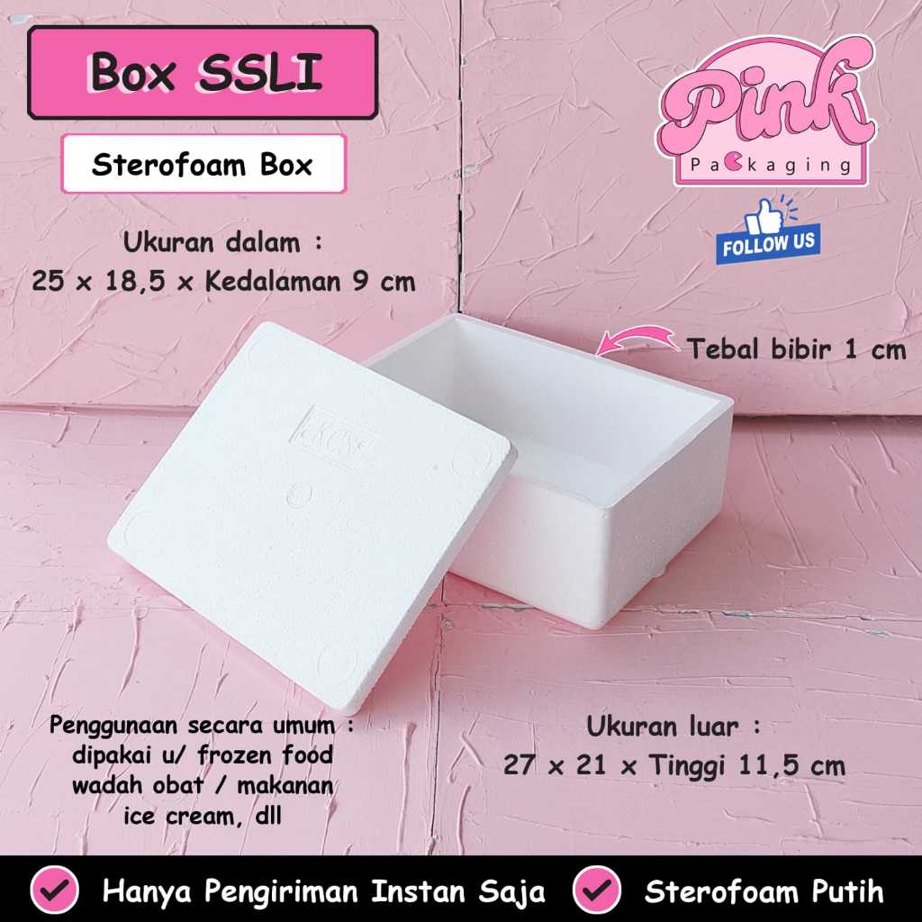 Sterofoam Box SSLI MURAH kotak styrofoam foam box gabus es stirofom box gabus ice cream stirofom box
