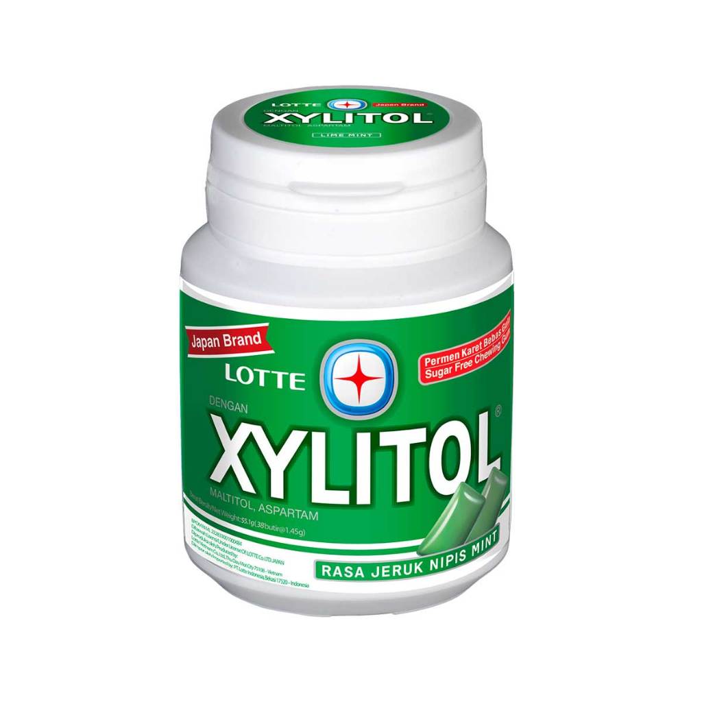 

Lotte Xylitol Gum Bottle Lime Mint 55.1 gr