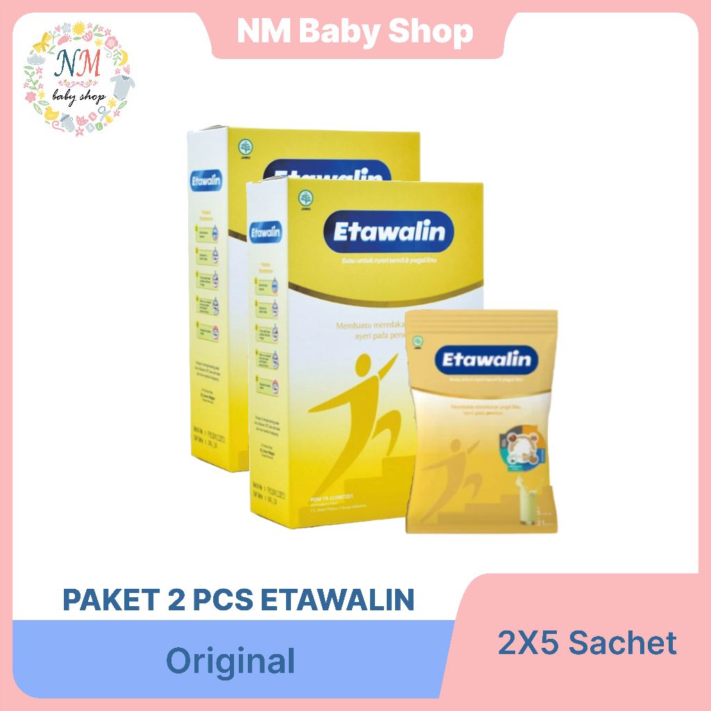 

SUSU ETAWALIN PAKET 2 KOTAK KEMASAN PRAKTIS 1 BOX 5 SACHET 21GR NM SUSU KAMBING SSKD