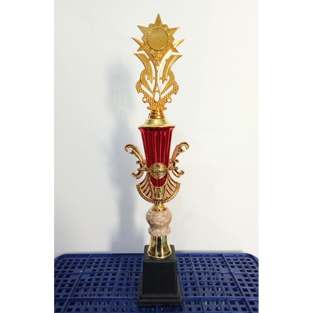 PIALA SATUAN CK IMPORT BESAR KOMBINASI MARMER GUCI 5 CM | PIALA MURAH PIALA TINGGI | PIALA LOMBA MTQ