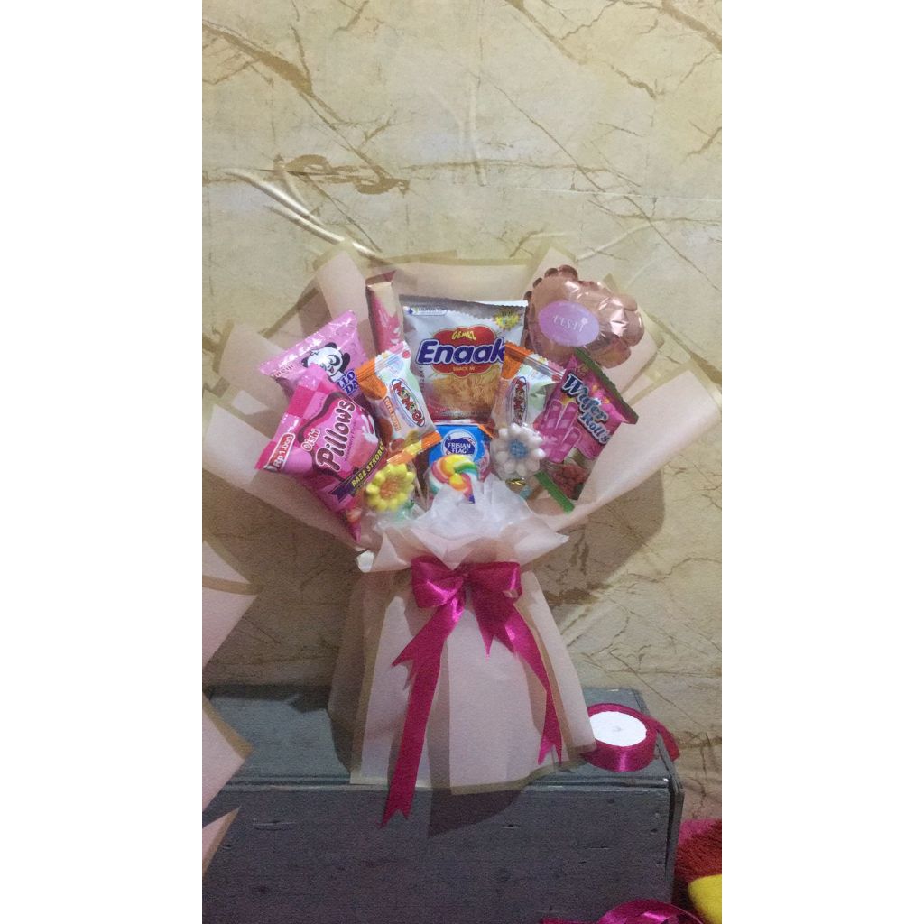 Buket Snack Custom sesuai Bujet