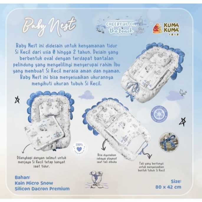 KUMA KUMA - Baby Nest / Kasur Bayi Miracle Dispers | Kasur Baby Set