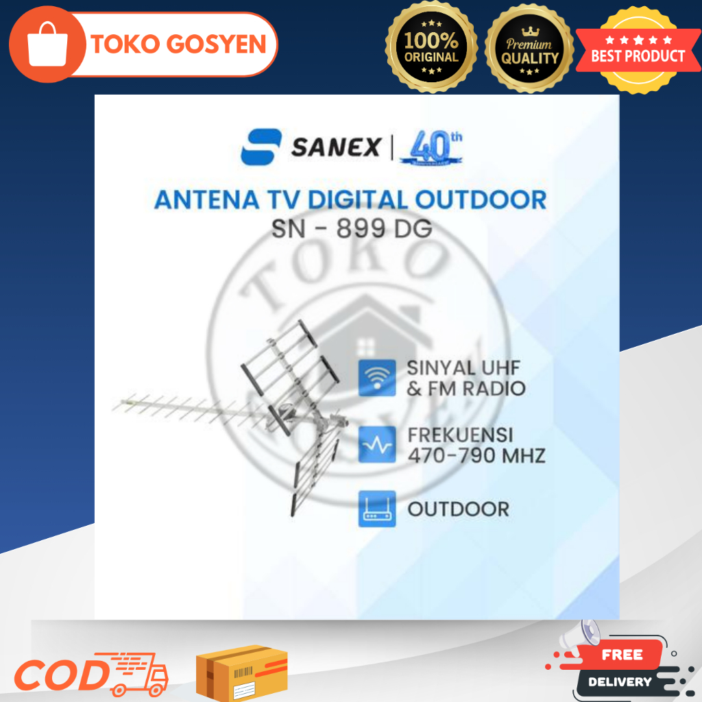 ANTENA TV DIGITAL SANEX SN-899 DG OUTDOOR