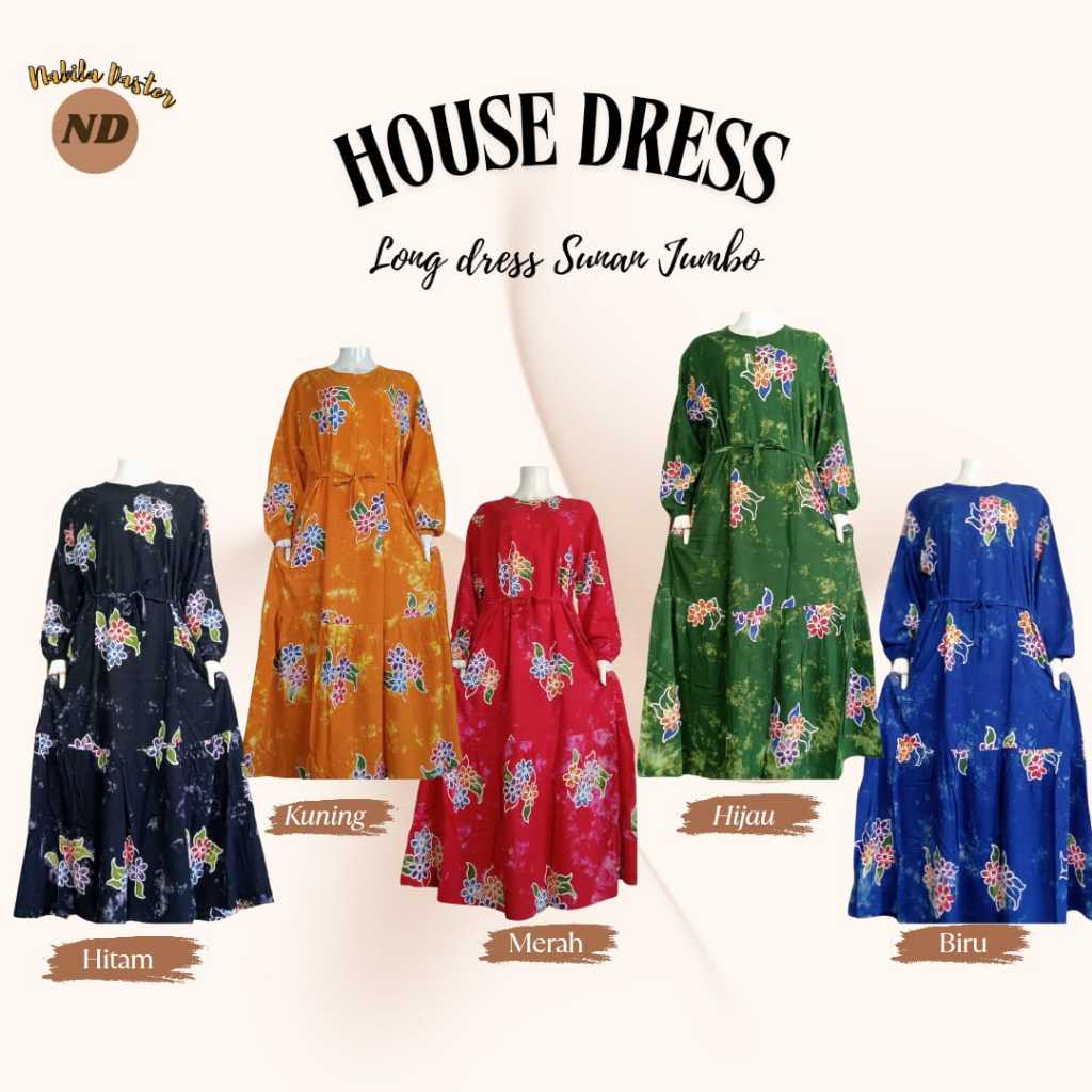 LONGDRESS SUNAN JUMBO | BAJU TIDUR WANITA | COD | DASTER KEKINIAN TERBARU | DASTER CAP | DASTER ENCI