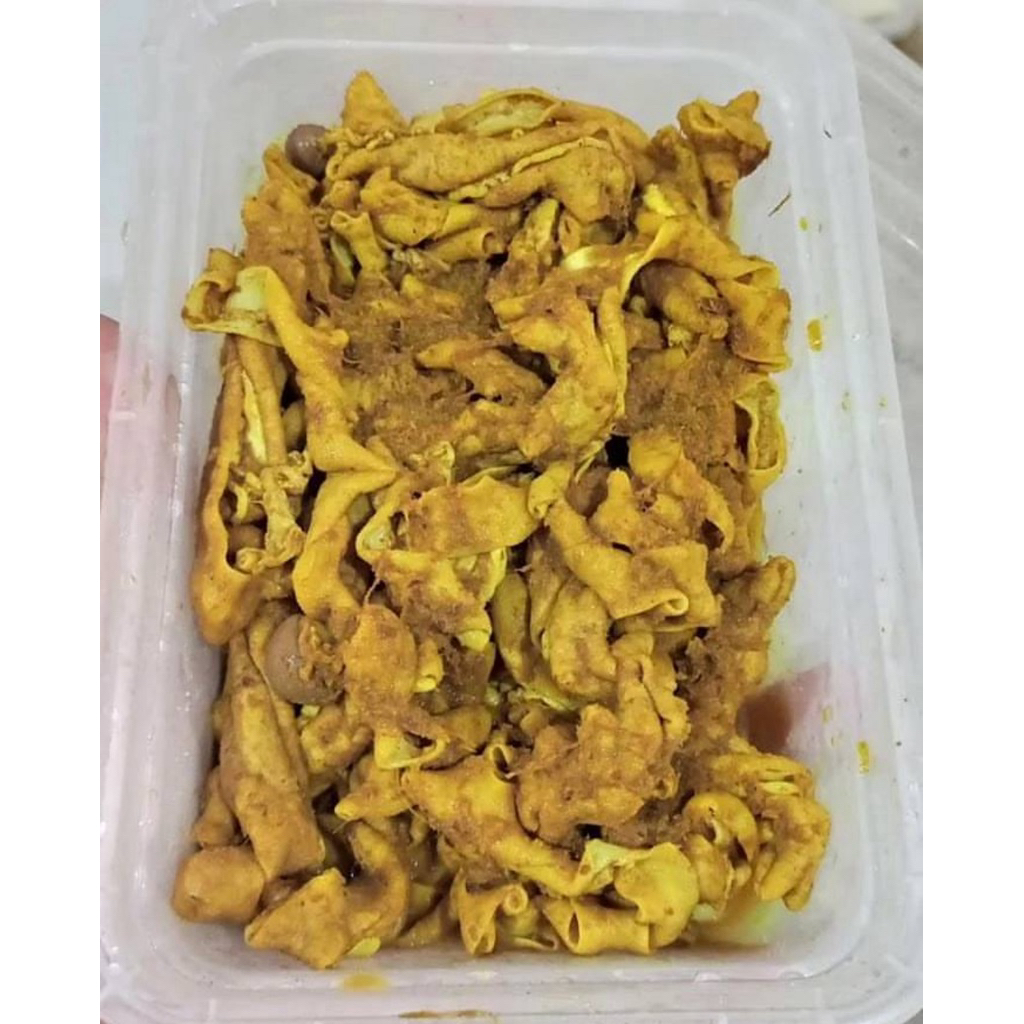 

Usus Ungkep Bumbu Kuning 350gr Fresh Frozen