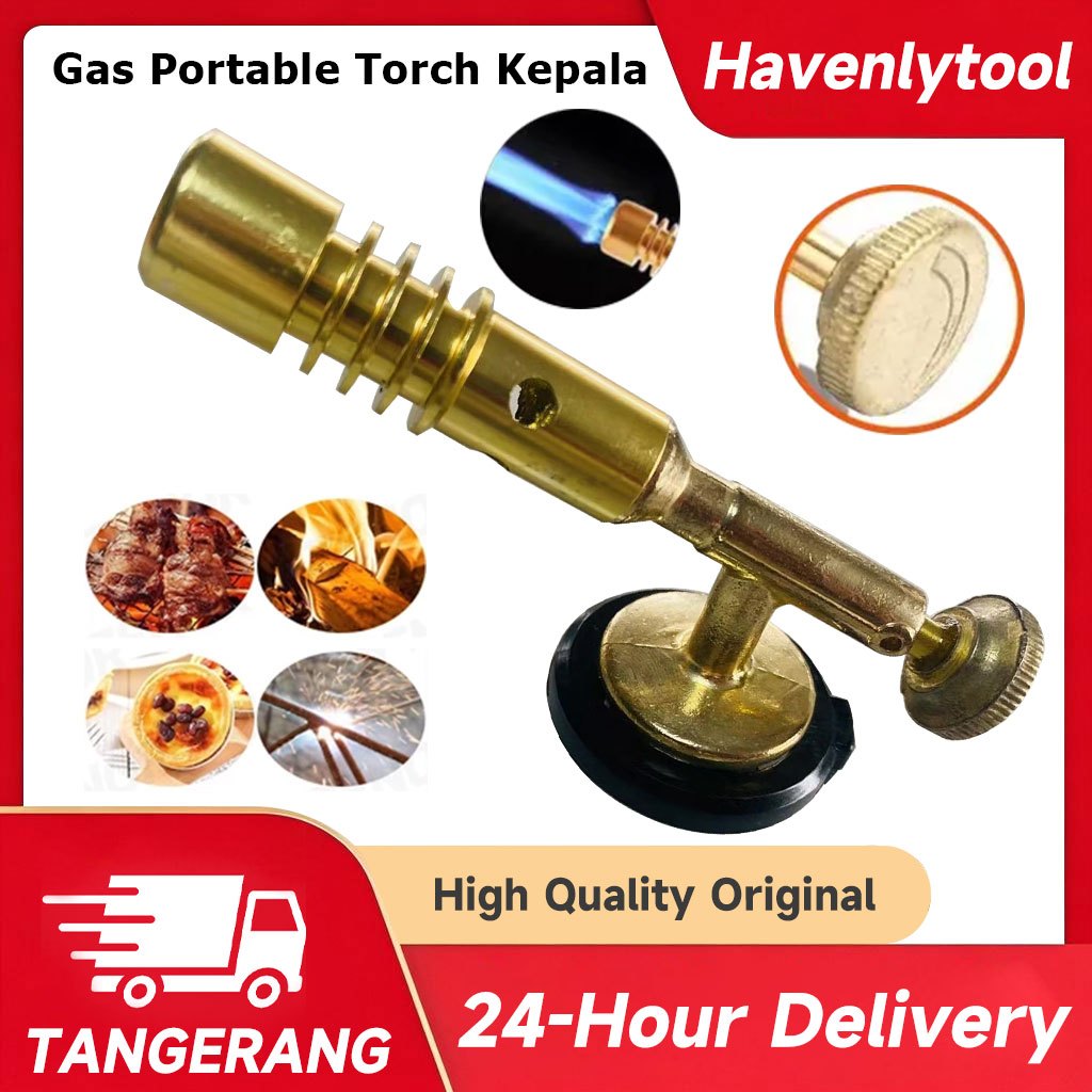 Havenlytool Gas Portable Burner Kepala / Kepala Gas Burner / Blow Gas Burner Kepala / Portable Gas B