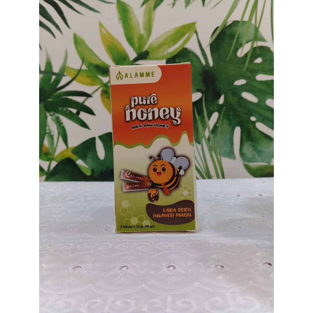 

Alamme Pure Honey 100% Raw Honey 5 stick × 12 g (60 g)