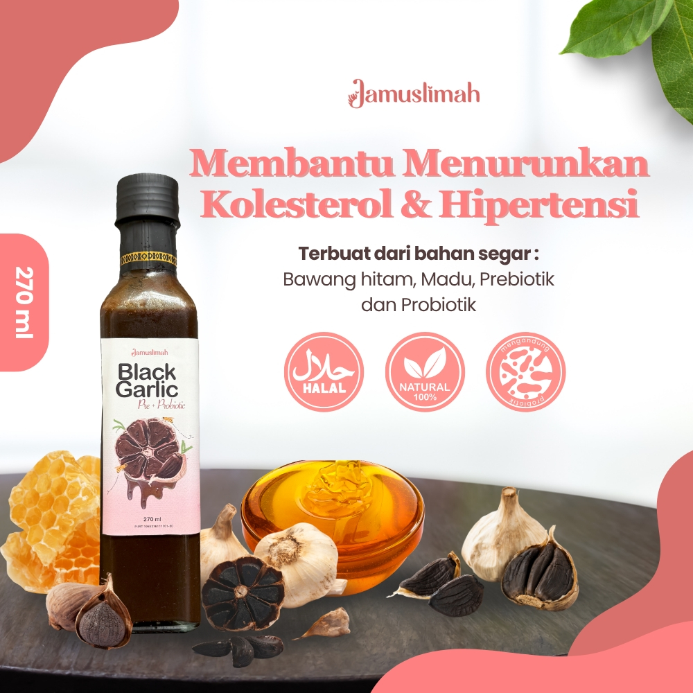 

Bawang Hitam Fermentasi Black Garlic Penurun Kolesterol Hipertensi Jamuslimah