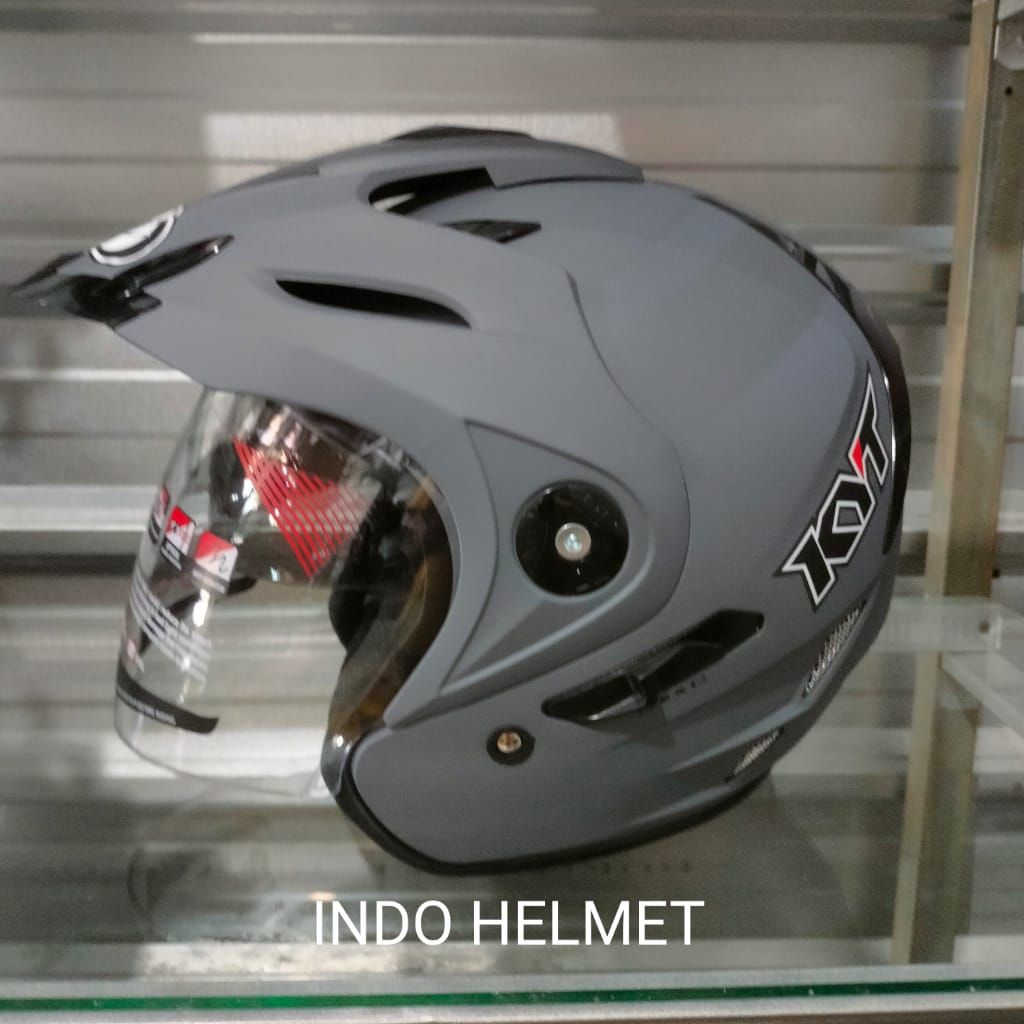 HELM KYT VENOM RR SOLID GORILLA DOFT ORIGINAL KYT VENOM RR