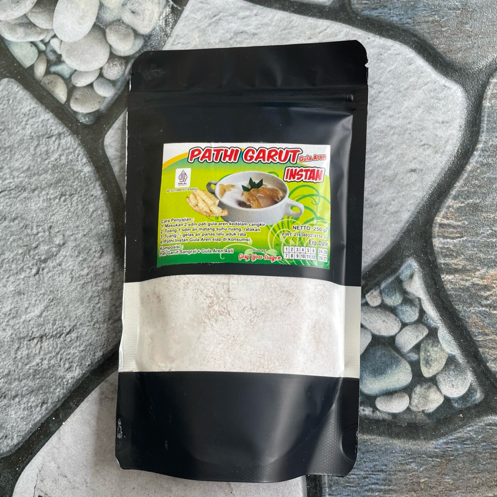 

Tepung pati garut instan sudah ada gula aren bubuk 250gram