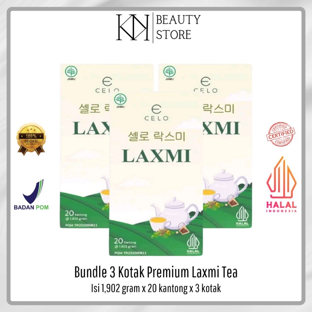 

(READY STOCK) BUNDLE 3 KOTAK CELO PREMIUM LAXMITEA 10 TEA BAG - celo.beaute - celobeautebycece - celobeauteofficial
