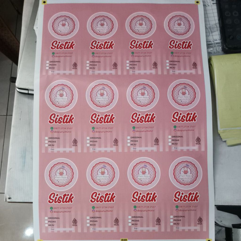 

sticker vinil A3+ anti air