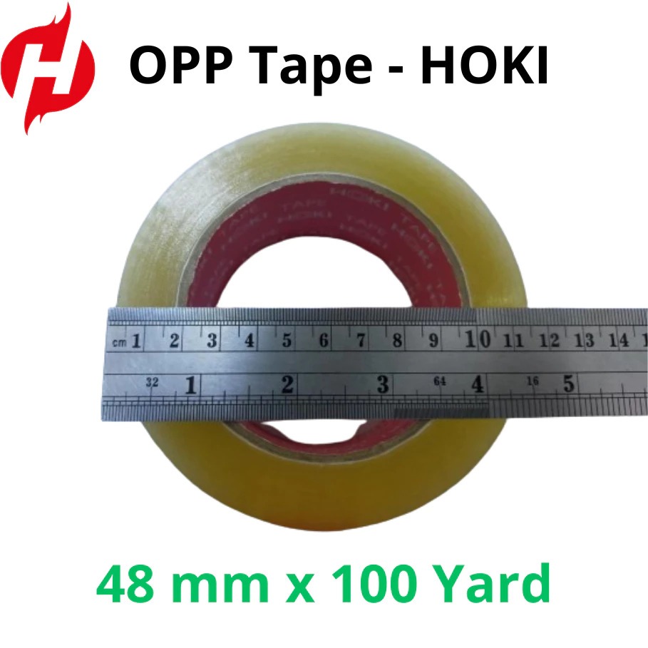 

Lakban coklat Hoki tape 48mmx100yard