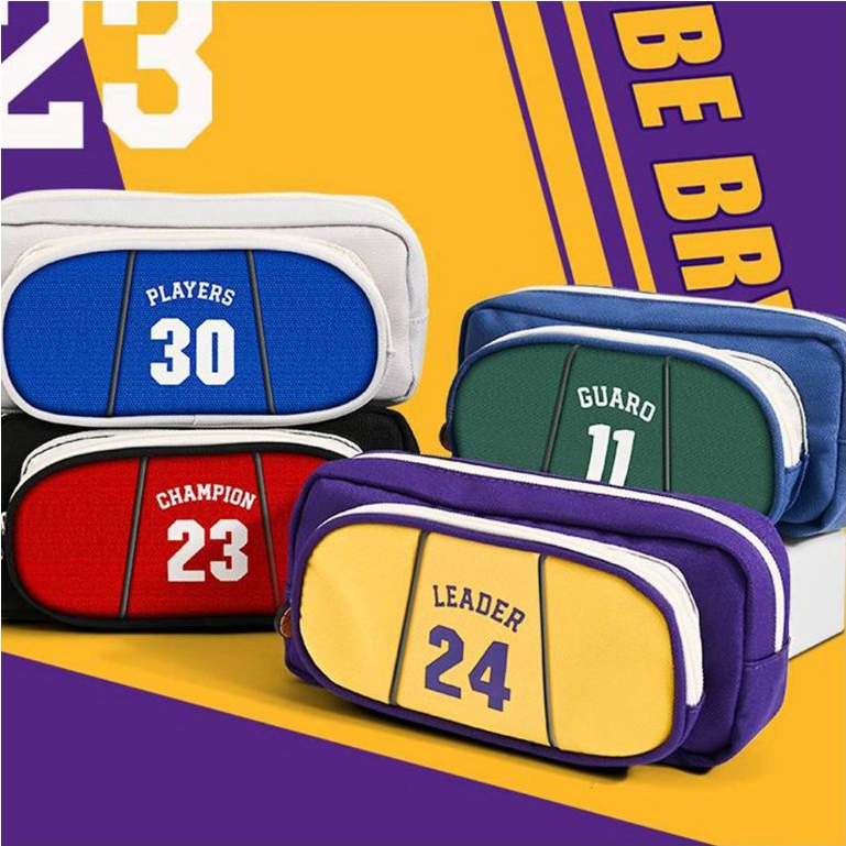 

Tempat Pensil Jarsey Basket 2538 Desain Sporty Pencil Case