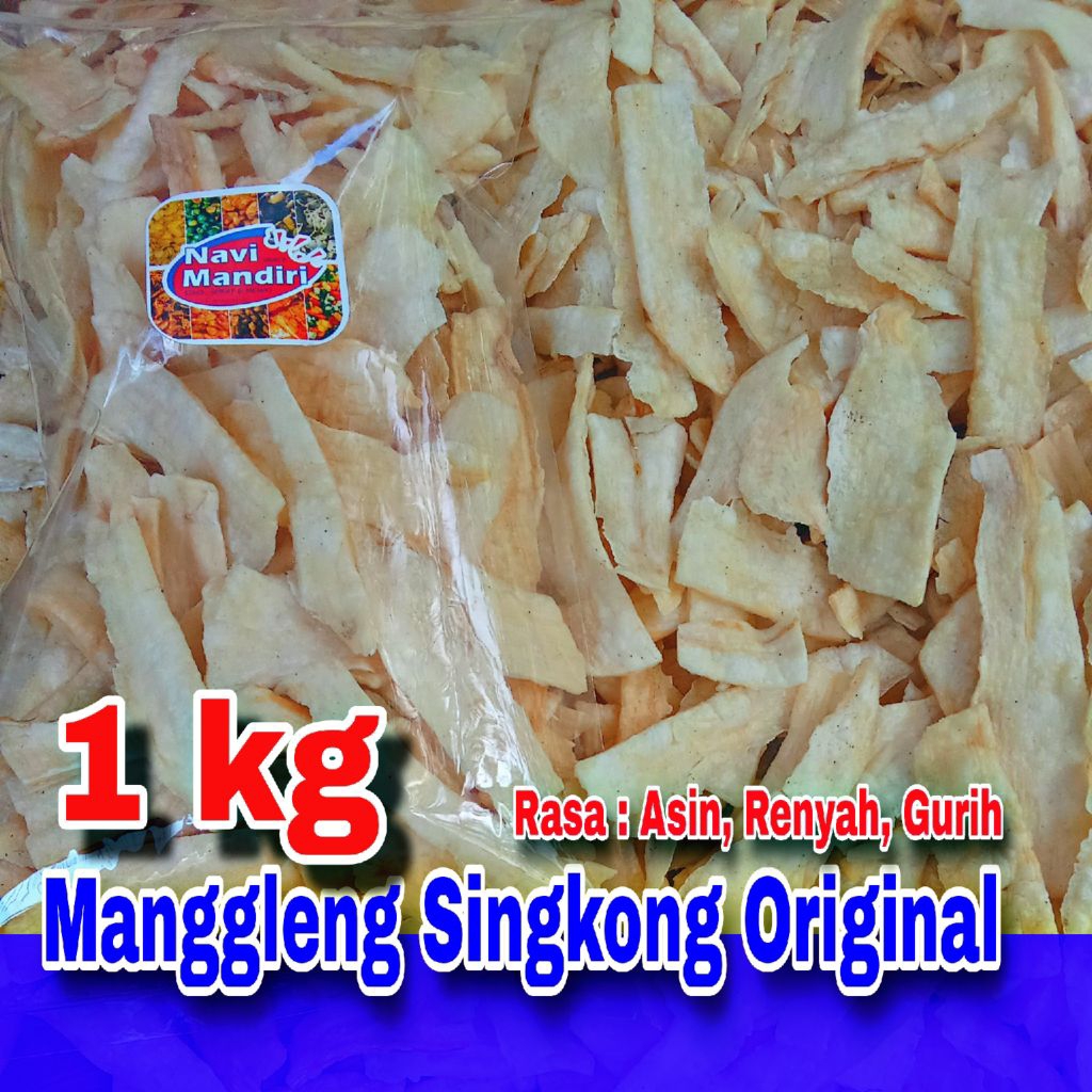 

Keripik singkong / Manggleng singkong original gurih asin / manggleng / keripik singkong