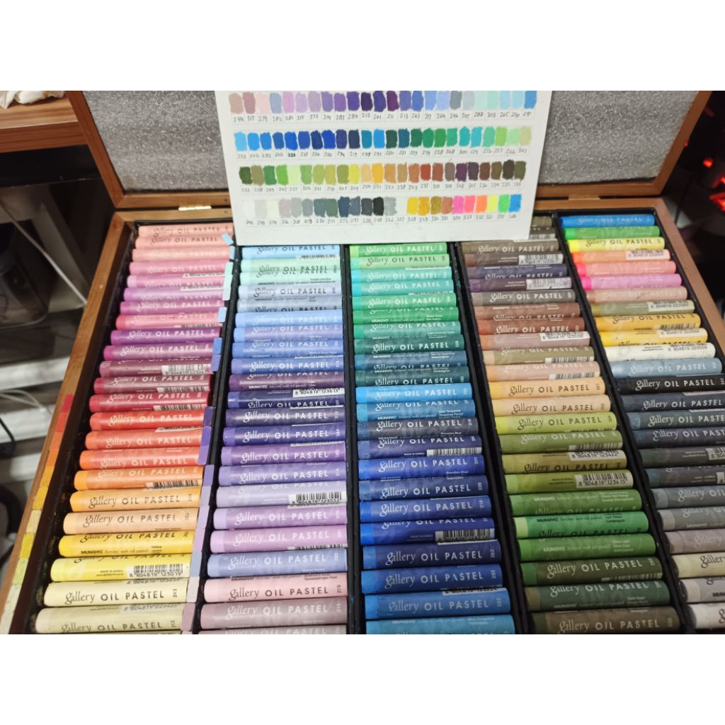 

Mungyo Artist Gallery 120 pcs Wooden Kayu Box Preloved