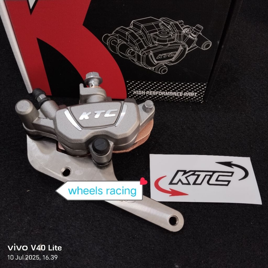 Kaliper KTC Racing Hylos 2P 2 Piston Beat /Scoopy / Genio /Spacy / Vario 110 125 150 Original/100% K