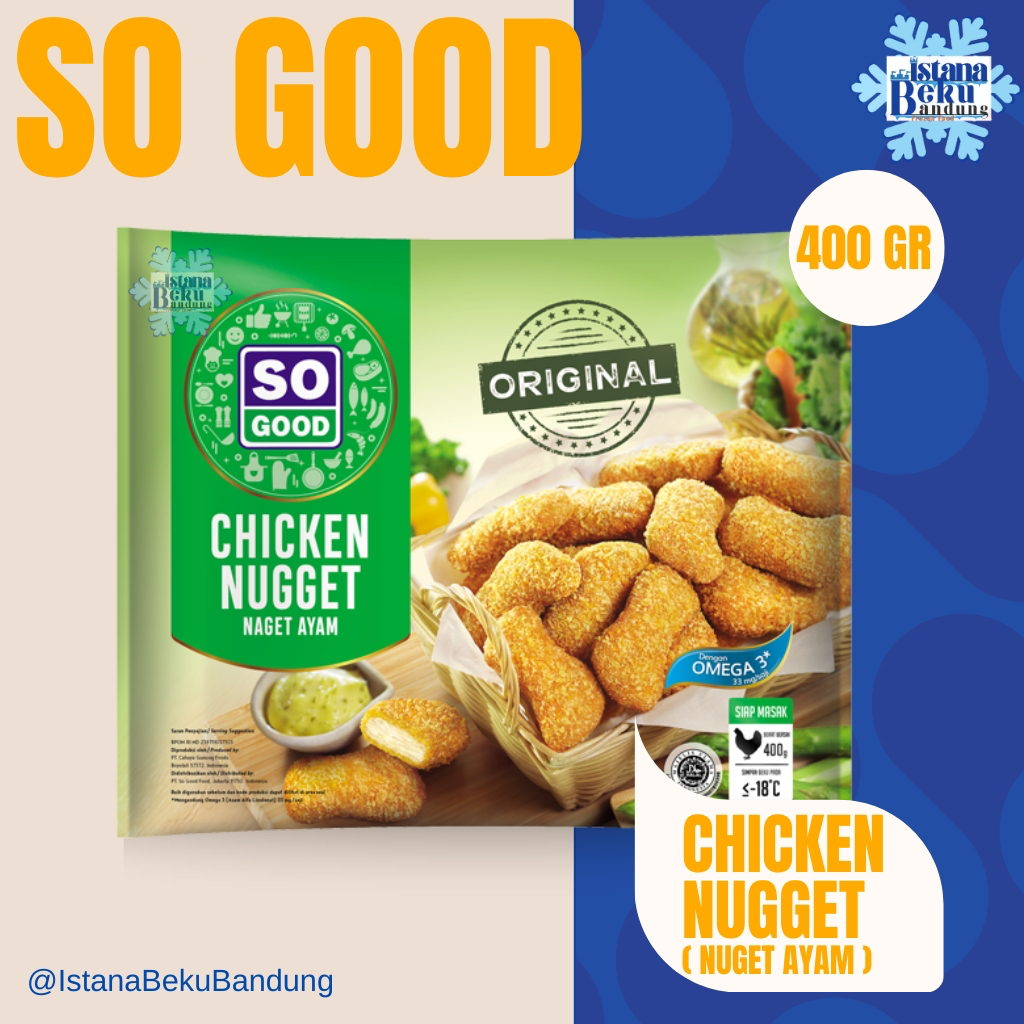 

So Good chicken nugget original 400gr