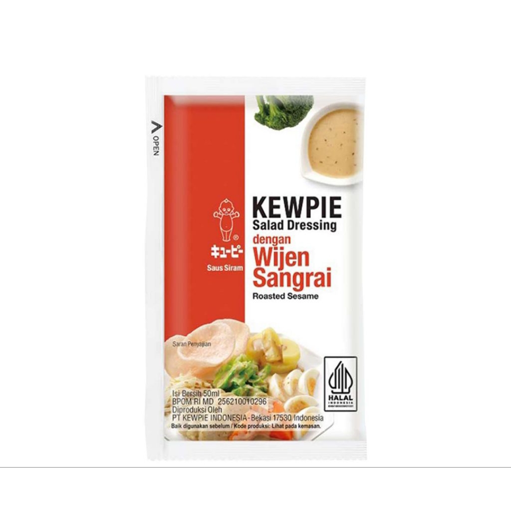 

Kewpie Salad Dressing dengan Wijen Sangrai Sachet 50 ml