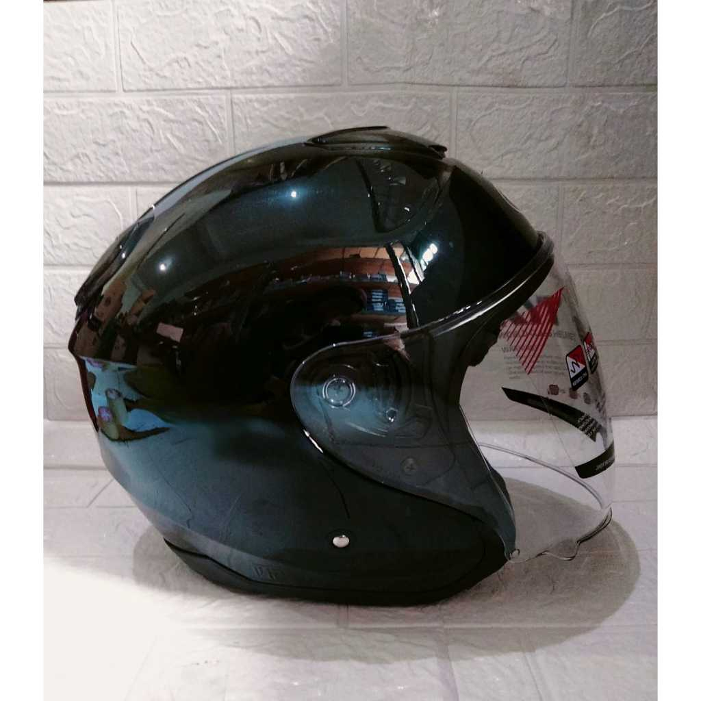 KYT Kyoto R Helm KYT Kyoto R Solid Black Gloss