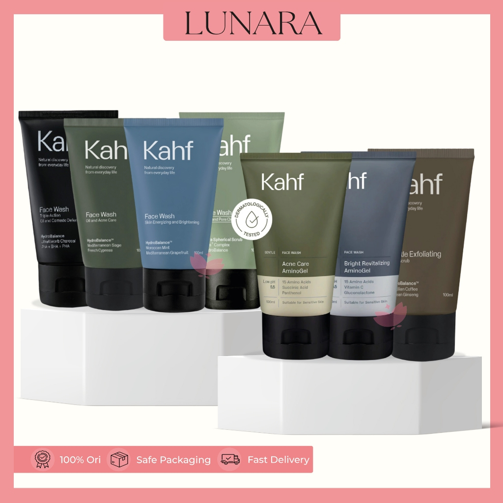 Kahf - Man Face Wash & Face Scrub 100 Ml