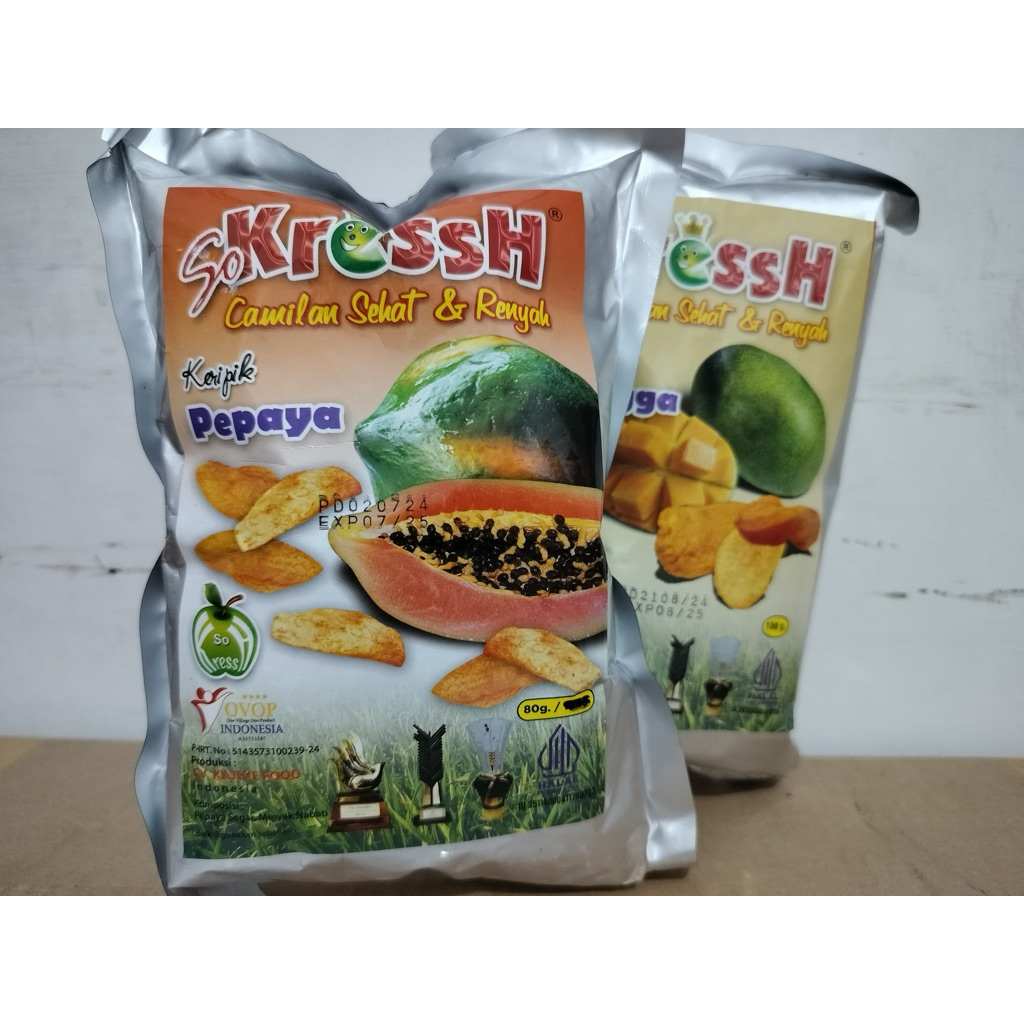 

Keripik Buah Pepaya So Kressh 80gr