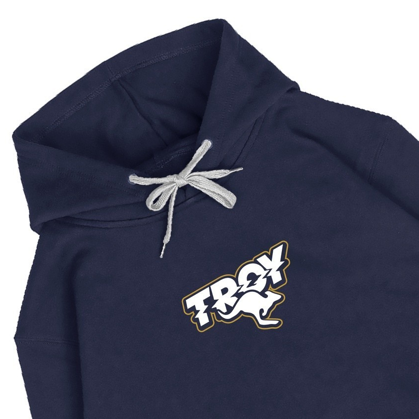 Troy Company Pullover Hoodie Navy Kangaroo Bound - Jaket Hoodie Biru Navy KH 2262