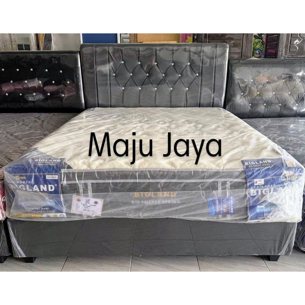 Kasur Bigland Big Pocket Spring 160x200 (No 2) Tebal 35 cm