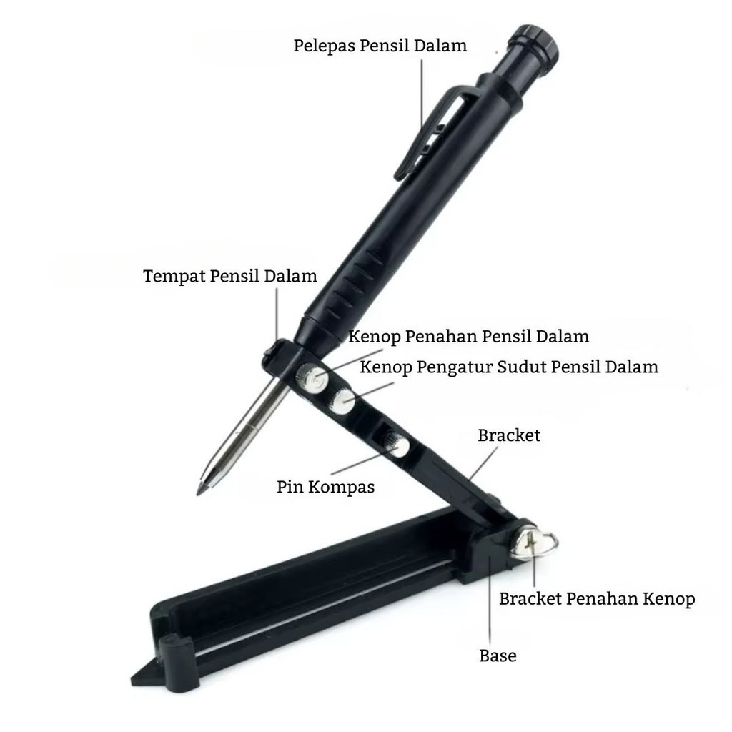 

✨COD✨Alat Ukur Penanda Kayu Pengukuran Garis Sudut Multifungsi Penggaris Pertukangan Serbaguna Praktis Alat Ukur Penanda Garis Sudut Kayu Pengukuran Multifungsi Penggaris Pertukangan Serbaguna Praktis