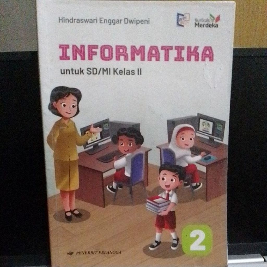 buku TIK kelas 2,3,4,5 penerbit Erlangga ORI