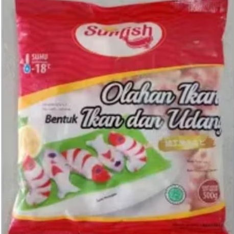 

Sunfish ikan bentuk woke udang 500gram