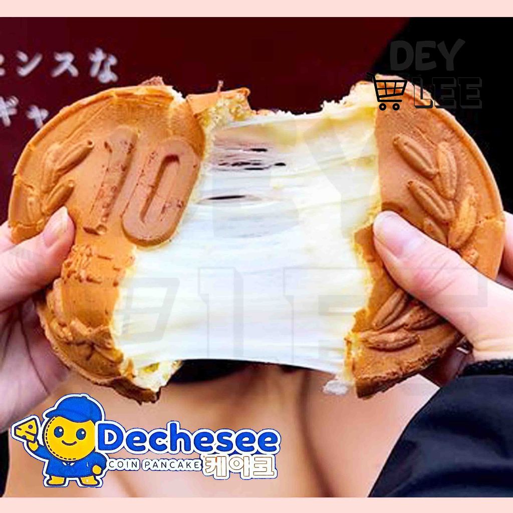 

DECHESEE Coin Pancake Keju Mozzarella Jajanan Korea ALL VARIANT Siap Makan Bandung