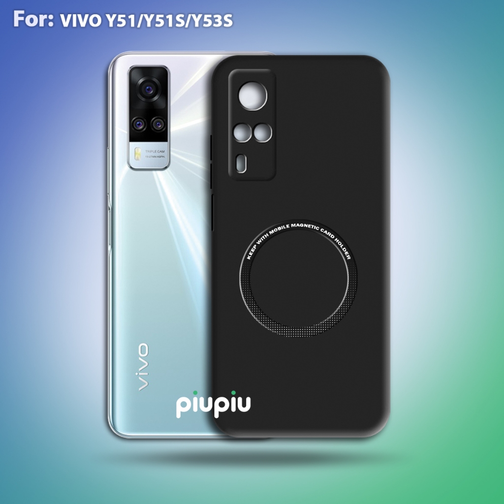 Case Vivo Y51/Y51S/Y53S Softcase With Ring Magnetic Premium Casing