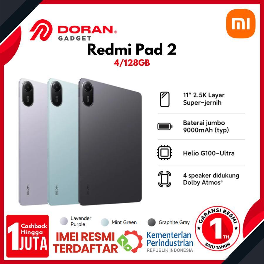 Xiaomi Redmi Pad 2 4/128GB 11inch Crystal Display MediaTek Helio Garansi Resmi